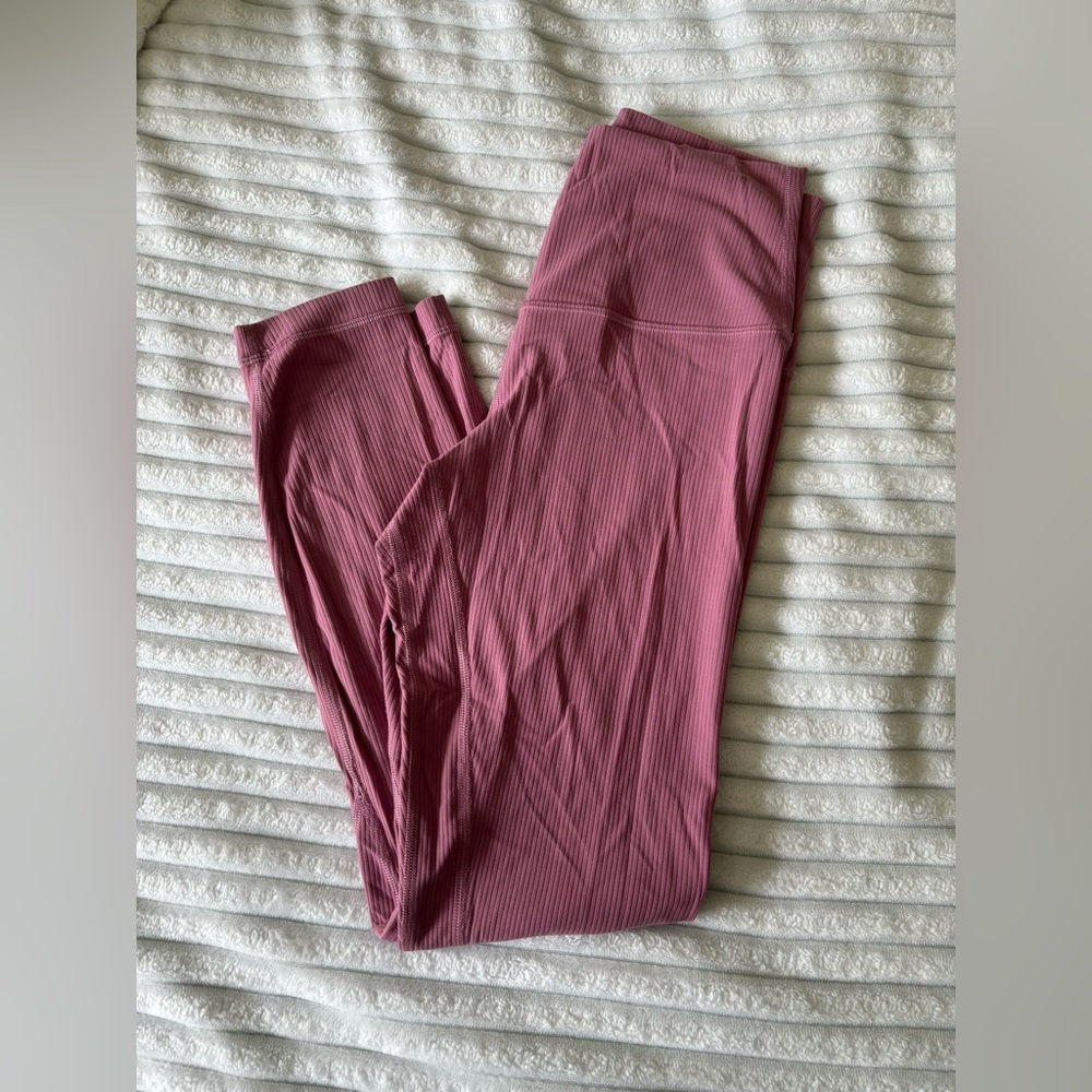Lululemon ribbed align leggings 25”